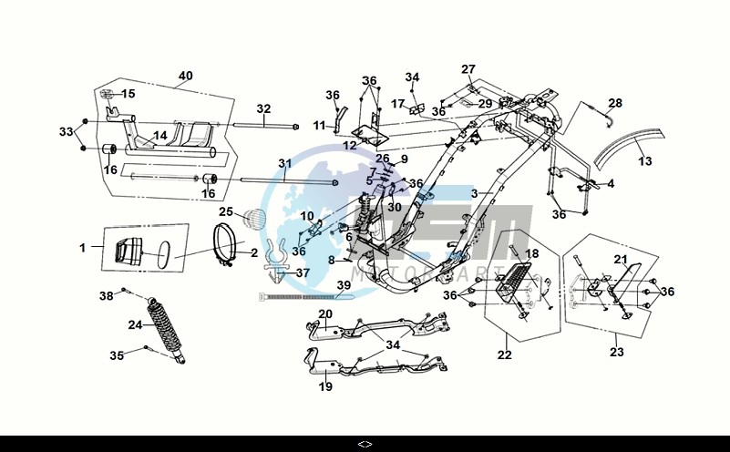 FRAME BODY - ENGINE MOUNT