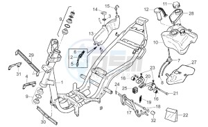 SR 50 Air (Vertical cylinder) drawing Frame