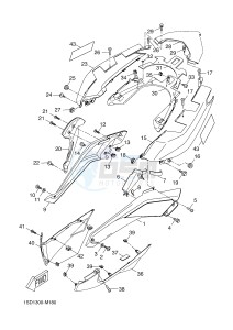 YP400R X-MAX 400 X-MAX 400 (1SD1 1SD1 1SD1) drawing SIDE COVER