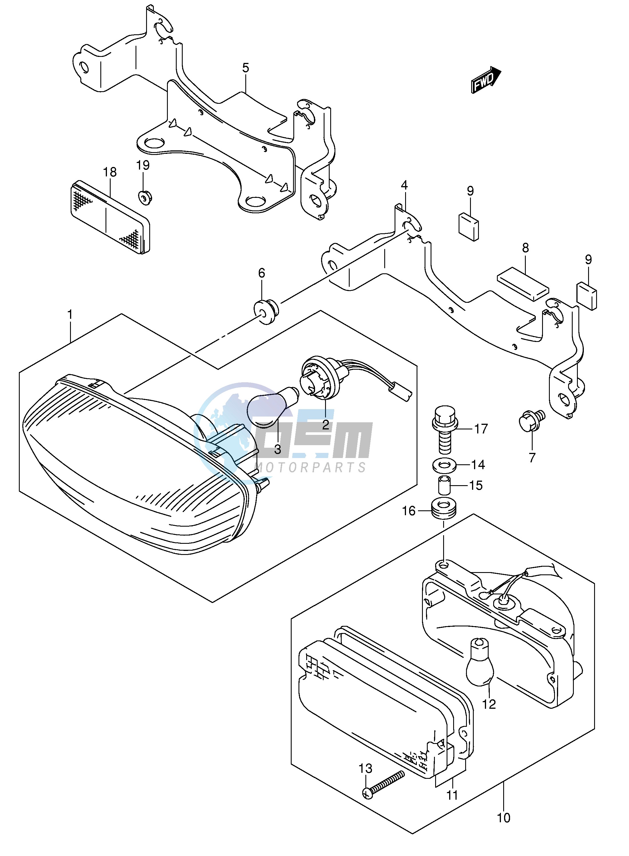 REAR COMBINATION (LT-F250K5 K6 E17,E24)