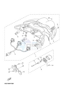 YN50FU NEO'S 4 UBS (2ACH) drawing TAILLIGHT