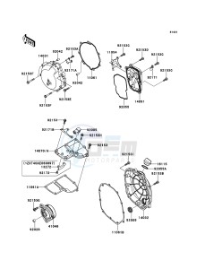 1400GTR_ABS ZG1400CAF FR GB XX (EU ME A(FRICA) drawing Engine Cover(s)