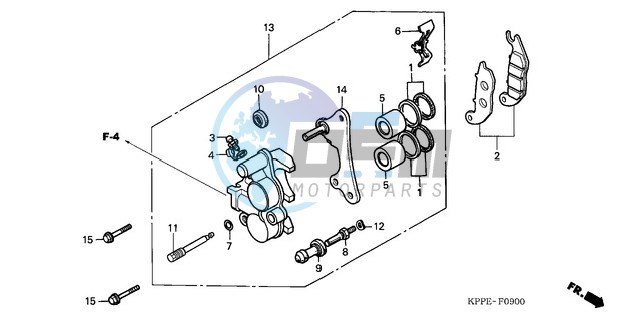 FRONT BRAKE CALIPER