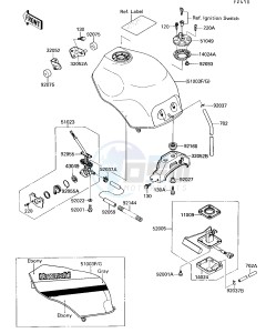 ZX 1000 B [NINJA ZX-10] (B3) [NINJA ZX-10] drawing FUEL TANK