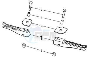 SQUAB - 50 cc drawing FOOTREST