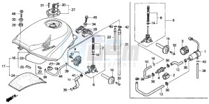 CBR600F drawing FUEL TANK