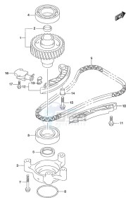 DF 175AP drawing Timing Chain