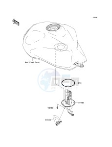 ZR 1000 A [Z1000] (A1-A3) A3 drawing FUEL PUMP