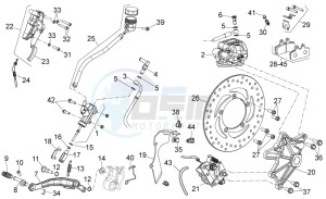 NA Mana 850 drawing Rear brake system