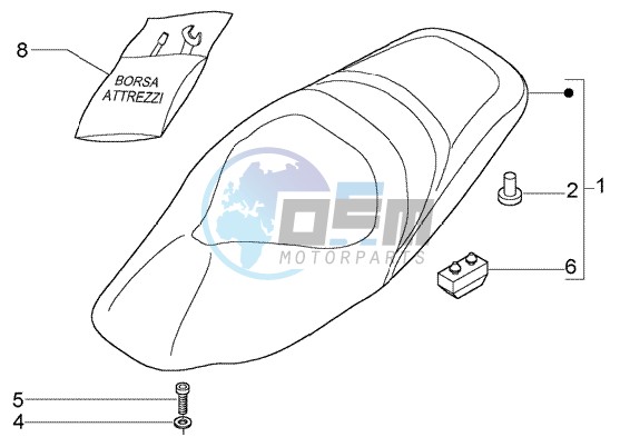 Saddle - Tools Kit