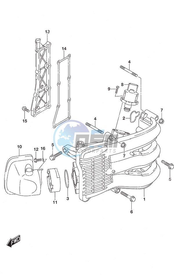 Intake Manifold/ Silencer/Exhaust Cover