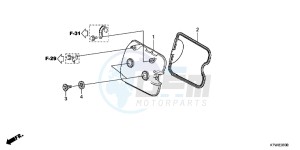 SH300AC drawing CYLINDER HEAD COVER