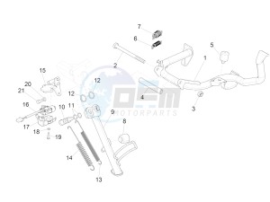 GTS 150 SUPER 4T 3V IE ABS E4 (EMEA) drawing Stand/s