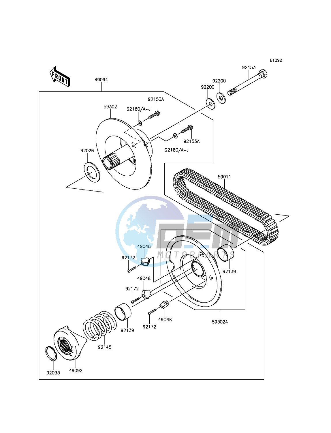 Driven Converter/Drive Belt