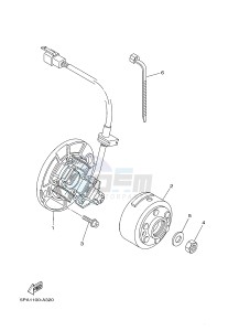 YZ85 YZ85LW (1SP1 1SP3) drawing GENERATOR