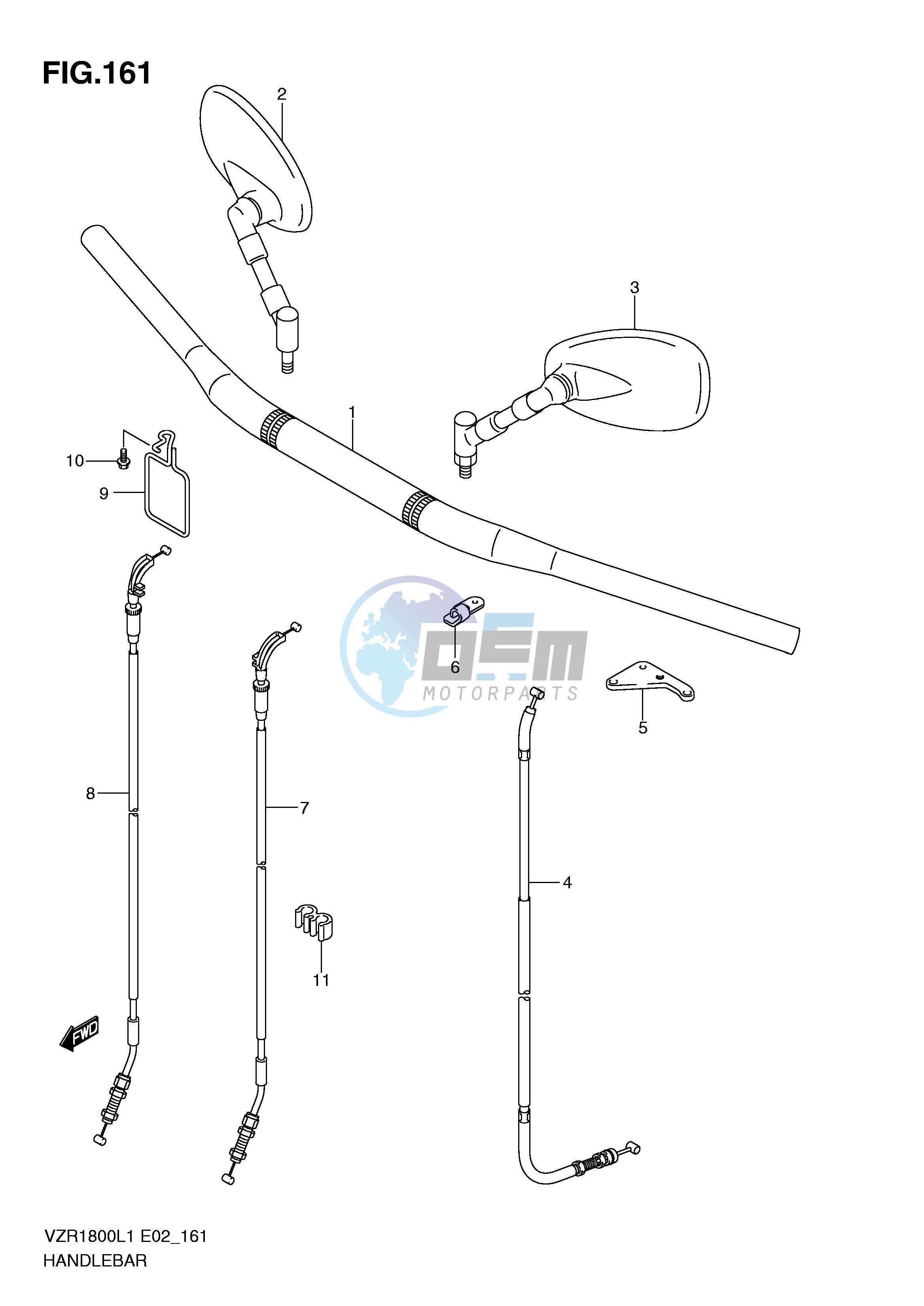 HANDLEBAR (VZR1800UFL1 E19)