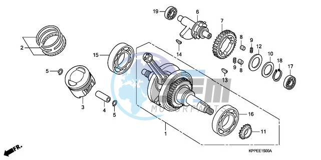 CRANK SHAFT/PISTON