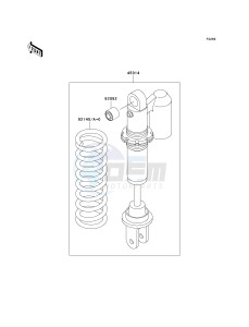 KX 65 A (A6) A6 drawing SHOCK ABSORBER-- S- -