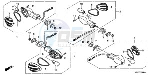 CBR600FC drawing WINKER