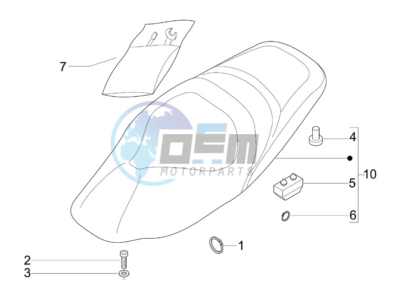 Saddle seats - Tool roll