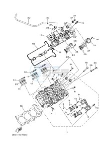 YXZ1000R YXZ10YEXJ YXZ1000R (B0FA) drawing CYLINDER