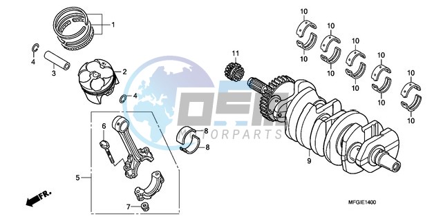 CRANKSHAFT/PISTON