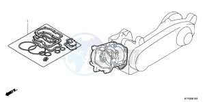 SH125RB drawing GASKET KIT A