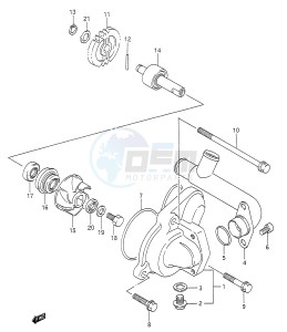 TS200R (E28) drawing WATER PUMP