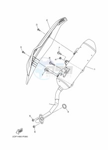 GPD150-A NMAX 150 (BV49) drawing STAND & FOOTREST