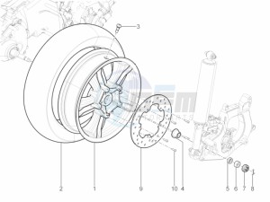 MP3 300 YOUrban ERL drawing Rear Wheel