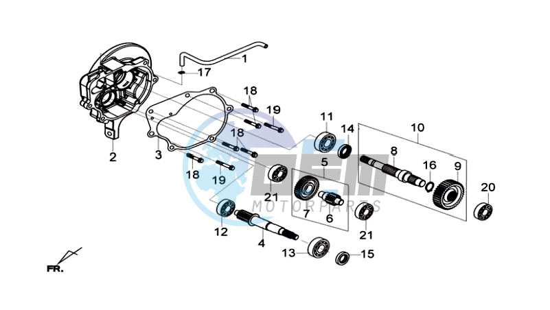 CRANKCASE COVER LEFT