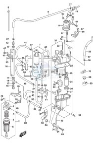 DF 225 drawing Fuel Pump/Fuel Vapor Separator