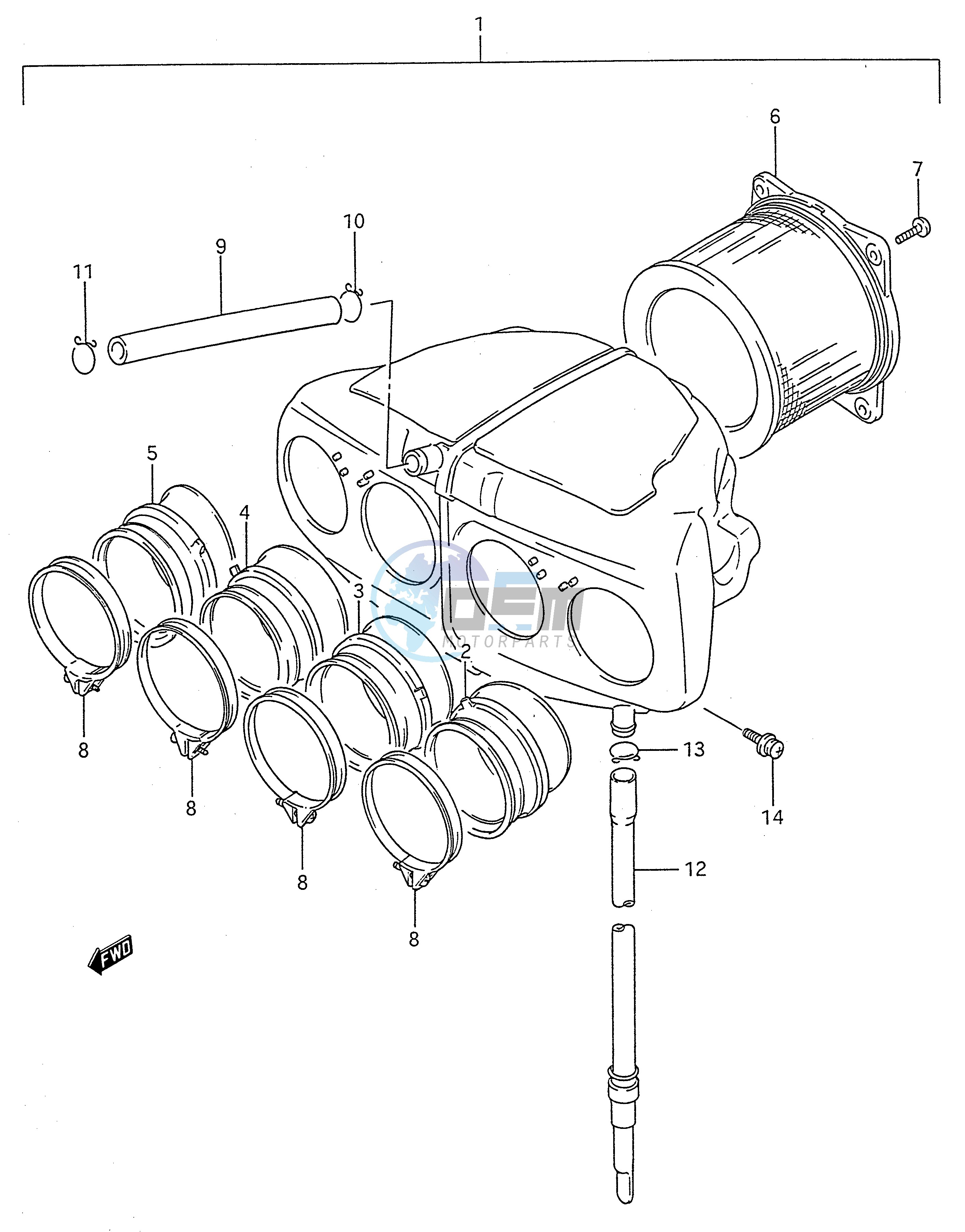 AIR CLEANER (MODEL L M N P R S T)