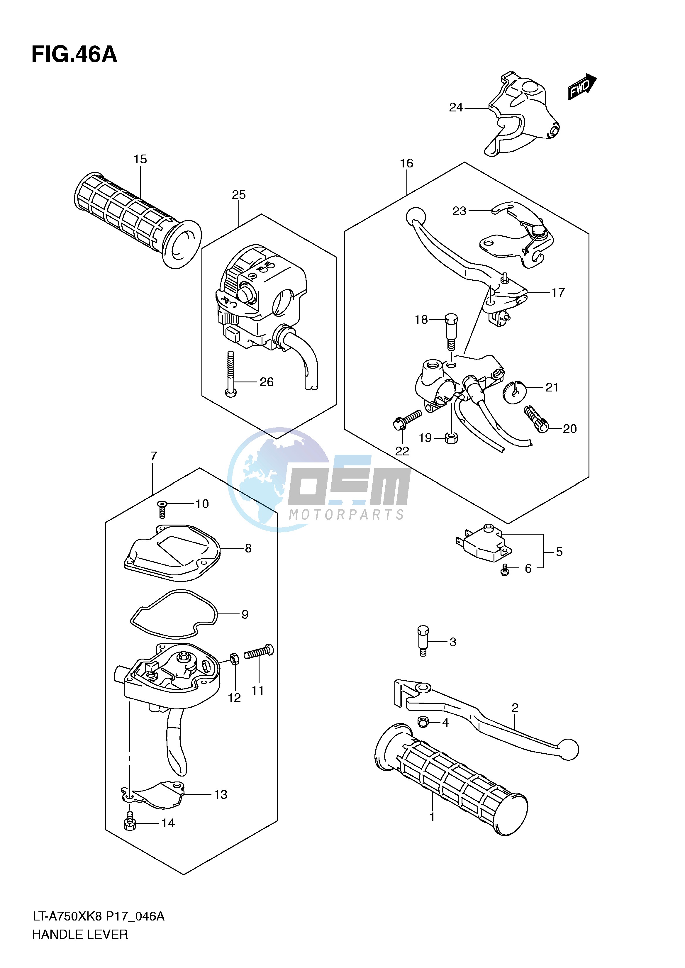 HANDLE LEVER (LT-A750XL0)