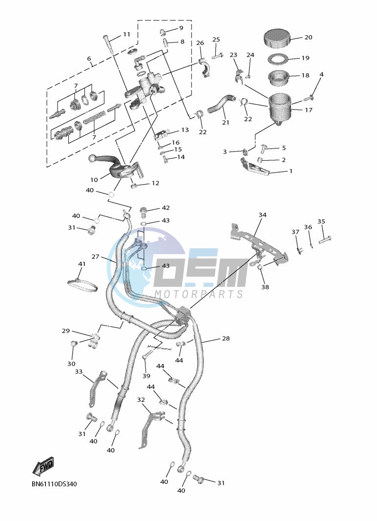 FRONT MASTER CYLINDER