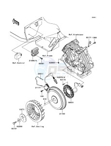 MULE_610_4X4 KAF400A8F EU drawing Generator/Ignition Coil