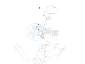 Wi-Bike Uni Deore Comfort 2016-2017 (EMEA) drawing Saddle/seats