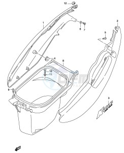 AY50 (P19) katana drawing FRAME COVER (MODEL K3)