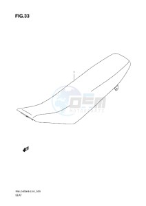 RM-Z 450 drawing SEAT K8