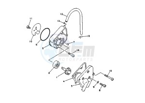 XC FLY ONE R 150 drawing WATER PUMP