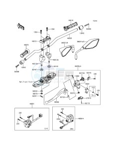 Z800 ABS ZR800DDS UF (UK FA) XX (EU ME A(FRICA) drawing Handlebar