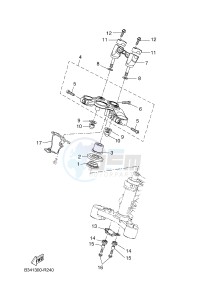 MTM690 XSR700 (B34A B34A B34A B34A B34A) drawing STEERING