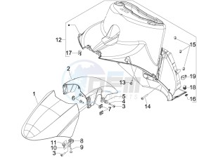 GP 800 drawing Wheel housing - Mudguard