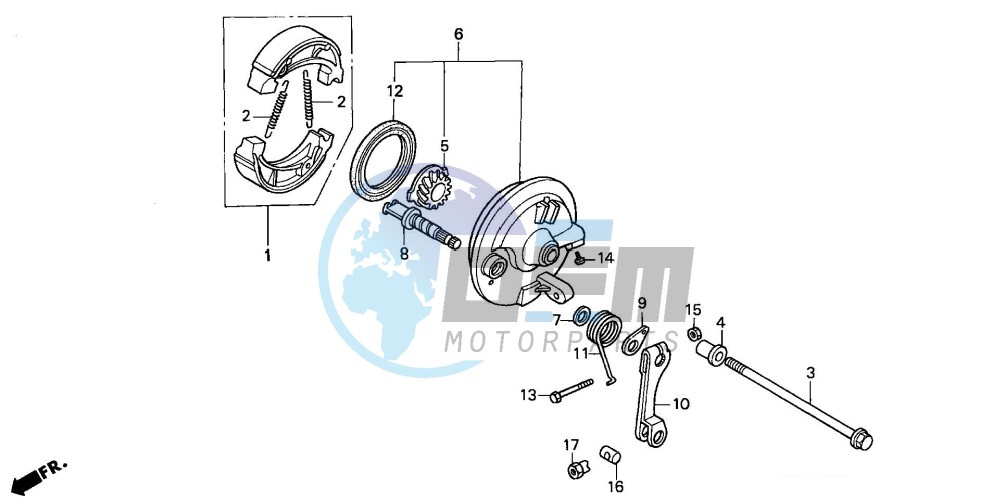 FRONT BRAKE PANEL