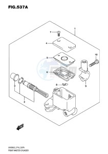 UH200 BURGMAN EU drawing FRONT MASTER CYLINDER