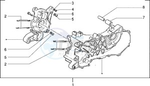 Zip 50 drawing Crankcase