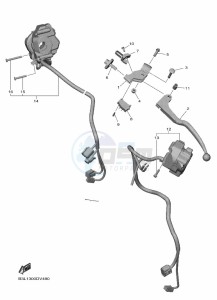 YZF1000 YZF-R1 (B3LS) drawing HANDLE SWITCH & LEVER