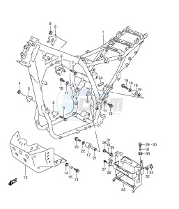 DR800S (E4) drawing FRAME