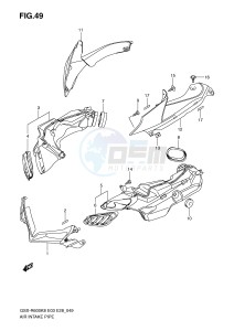 GSX-R600 (E3-E28) drawing AIR INTAKE PIPE (MODEL K8)