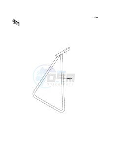 KX250 KX250-R1 EU drawing Stand(s)